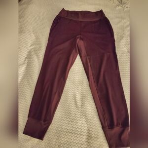 Athleta Venice High Rise joggers, High Rise, garnet, Sz L